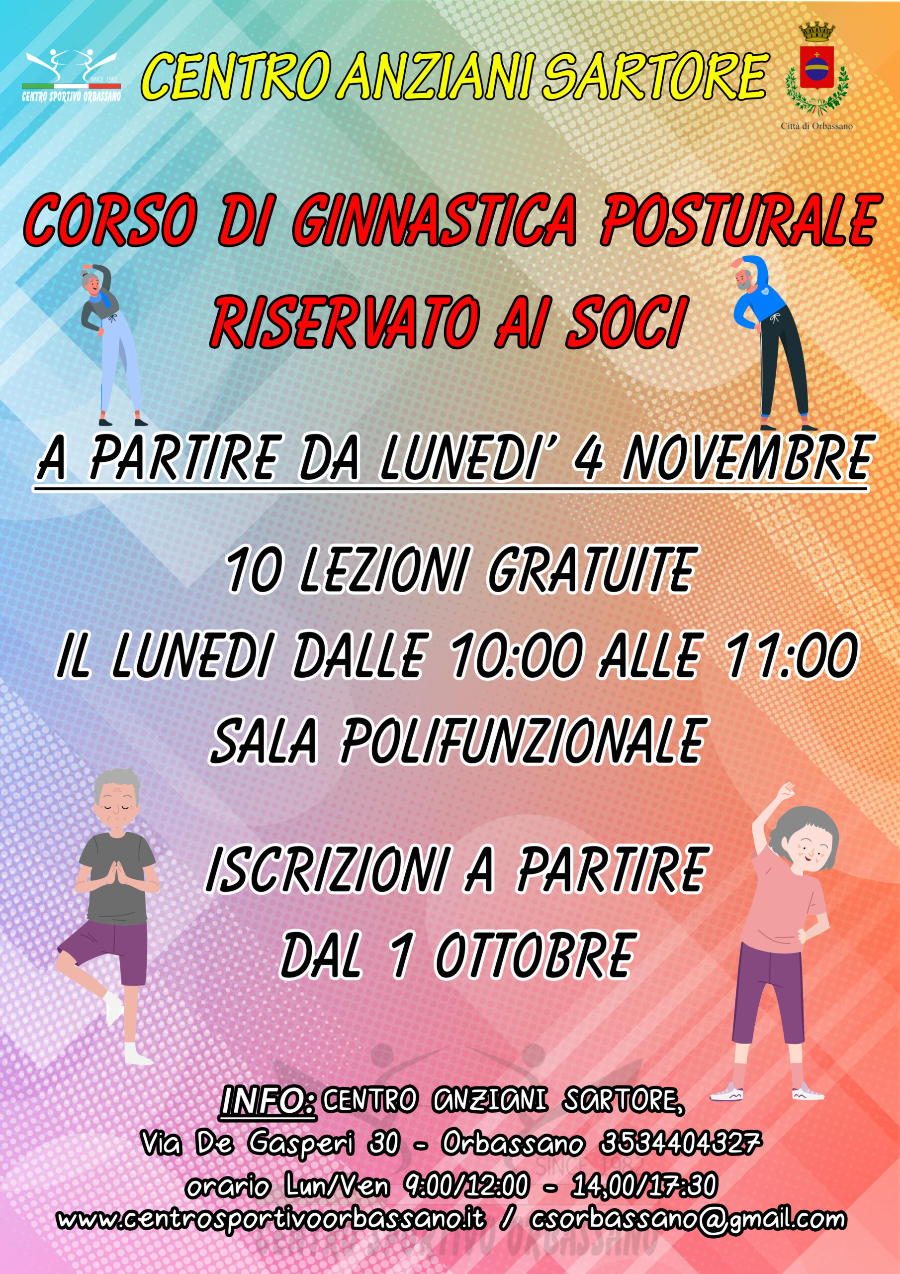 VOLANTINO CORSO DI GINNASTICA